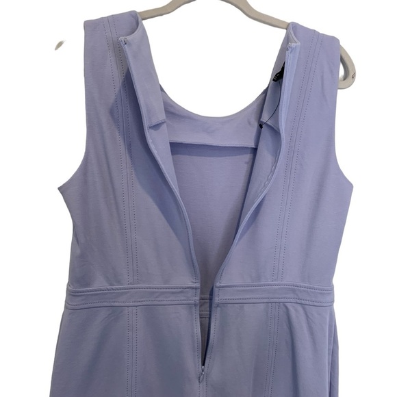 Talbots lavender a line sleeveless dress. Size 12 - Picture 5 of 9